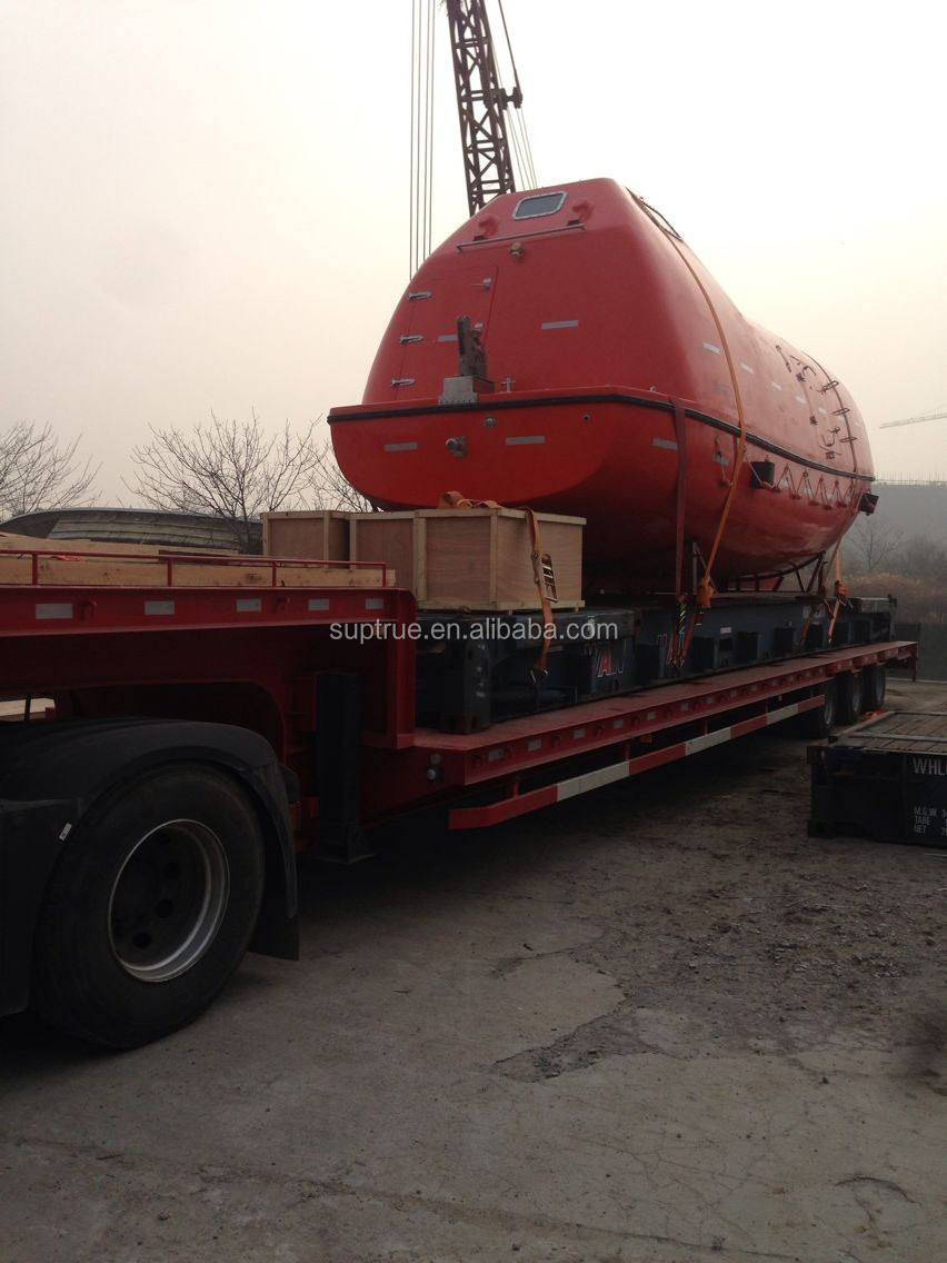 China Marine Ship Boat SOLAS 150 person Lifeboat Enclosed Type for sale