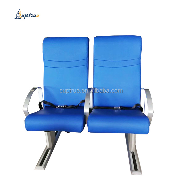 Adjustable customized two three four seats per row marine boat passenger boat seat