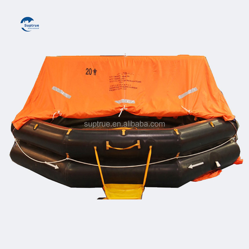 6 person 16 person 20 person Marine Solas approved ship self saving rigid type liferafts inflatable viking life raft