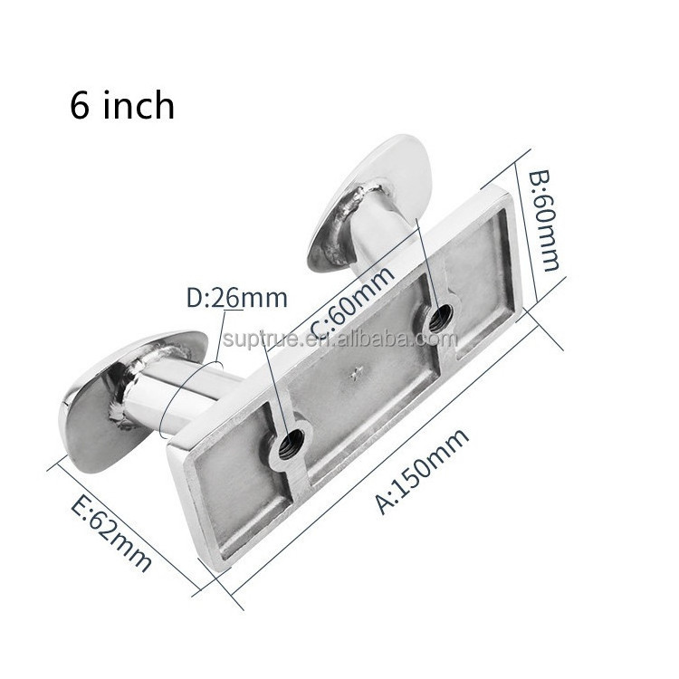 Suptrue Mirror Polished Marine Ship Boat Yacht Stainless Steel 316 Dock Horn Head Bollards Mooring Cleats