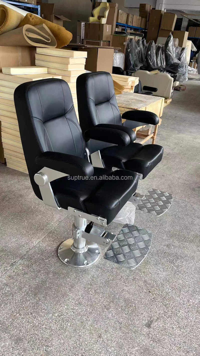 Luxury High Quality Marine Boat Helm Seats With Adjustable Armrest