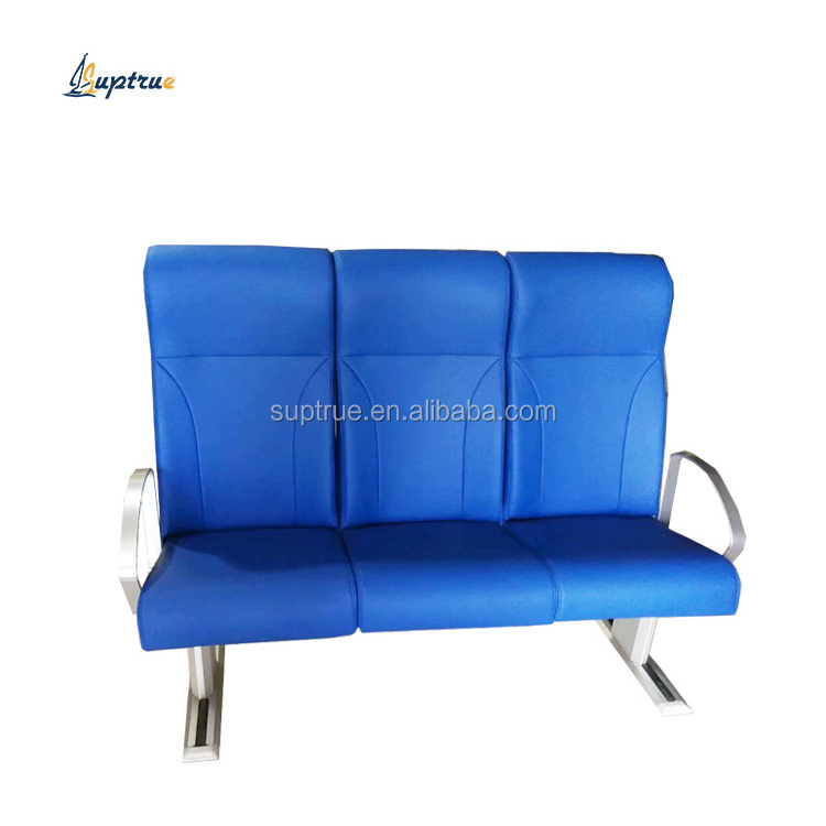 Adjustable customized two three four seats per row marine boat passenger boat seat