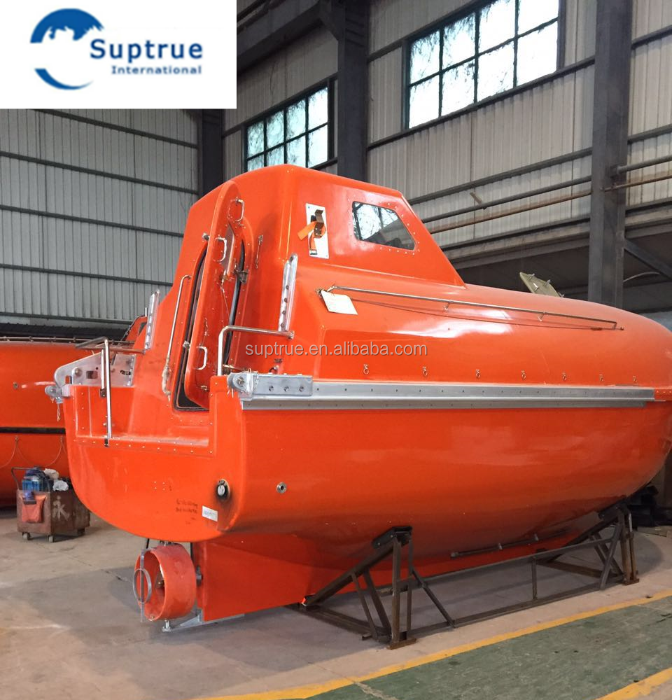 Length 5 meter max 25 person used lifeboat for sale with davit optional