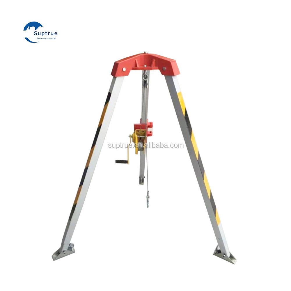 200Kg Load Rescue Lifting Tool Rescue Tripod with hand winch