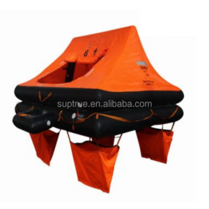 China Suptrue Cheap 8 Persons Throw-overboard Life Rafts Self-righting Self Inflating Inflatable Liferaft for yacht ISO 9650-1