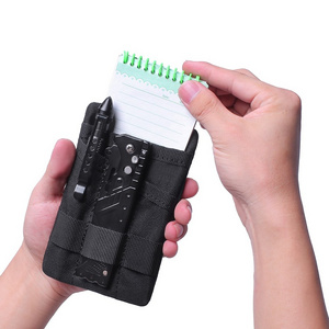 Pocket Organizer Wallet Bag Nylon Tool Belt Loop Pouch Coin Purse EDC Tool Bag for Flashlight Pocket Knife Tactical pen Notebook