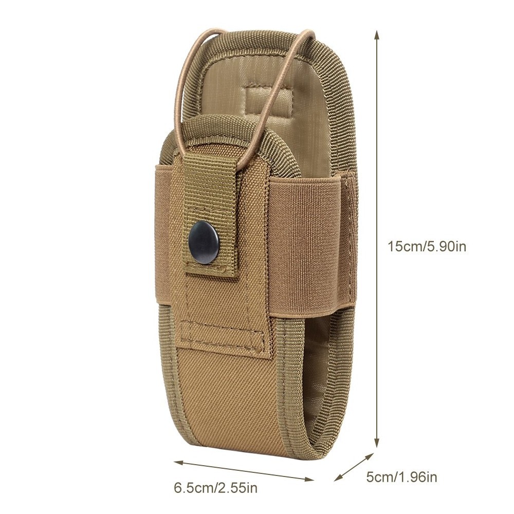 Multipurpose Molle Radio Pouch Intercom Holder Bag Duty Belt Storage Bag for Walkie Talkie Tactical Knife Flashlight