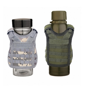 Supuer Christmas gift tactical premium beer mini vests beverage cooler can koozy for can and bottles decoration