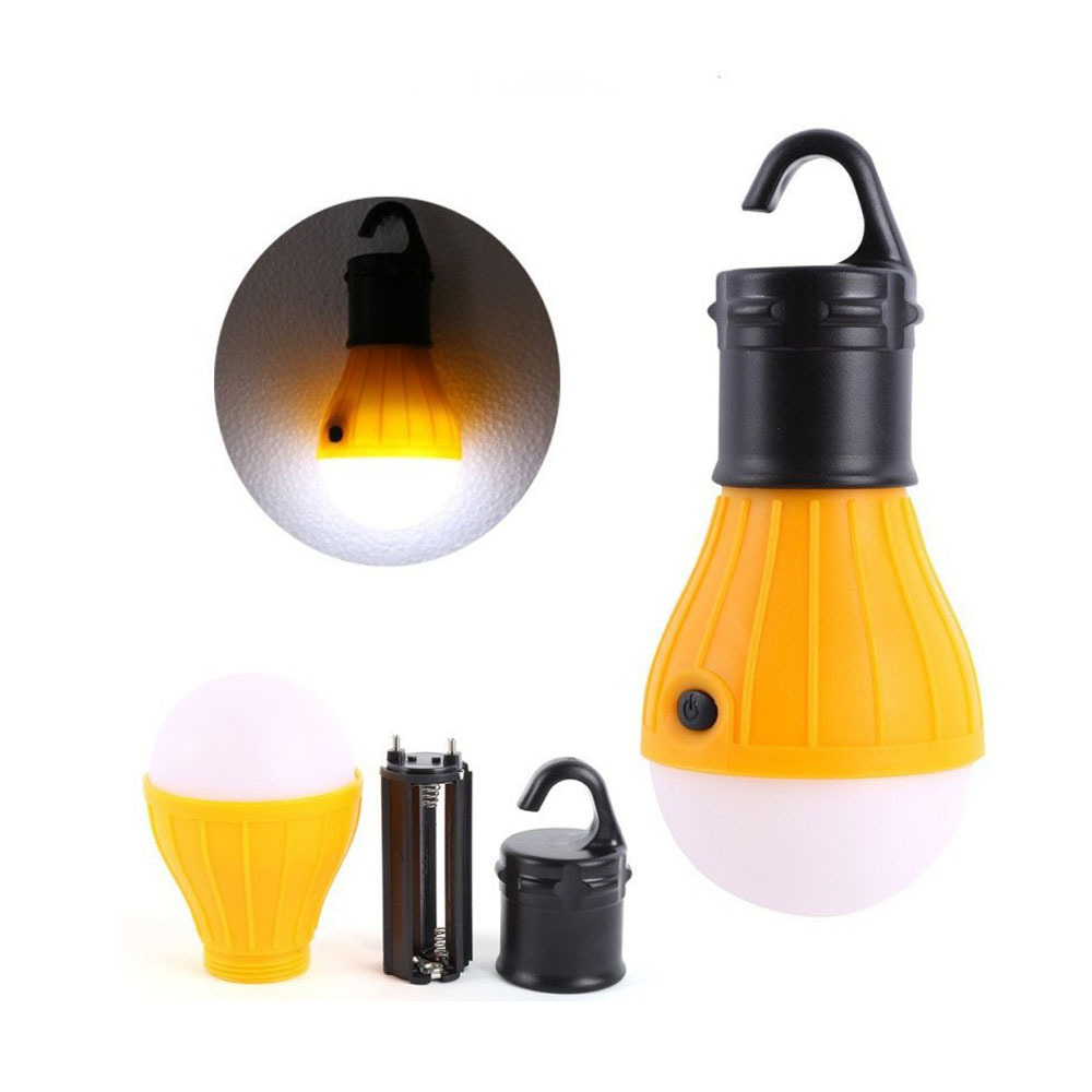 Portable Hanging Tent Lamp Emergency LED Bulb Light Camping Lantern for Outdoor Mountaineering Activities Backpacking