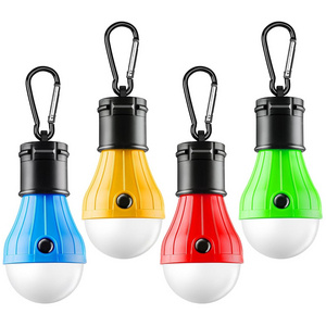 LED Camping Lantern 3 Lighting Modes Hanging Tent Light Bulbs with Clip Hook for Camping, Hiking, Hurricane, Storms, Outages