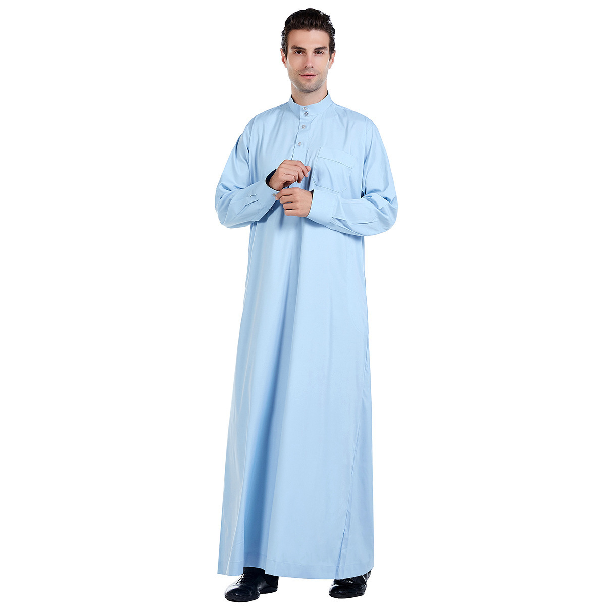 2022 Wholesale Al Dafah Thobes Arabic Thobes for Men Jubba Saudi Style Kaftan