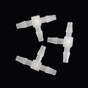 3/32"inches Flow Control Components 3 Ways T-shaped Plastic Hose Barb Tee Reducer Fittings  Pipe Fittings