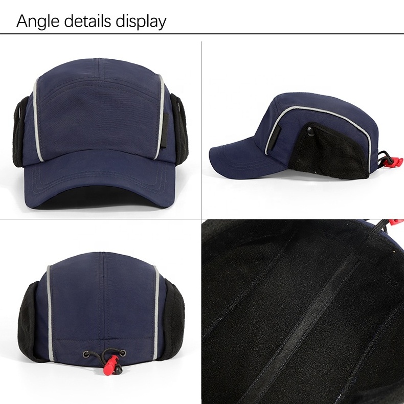 5 panel cap unstructured caps nylon rope with fast drying custom logo sports hat Soft Bill Water Resistant Baseball Cap