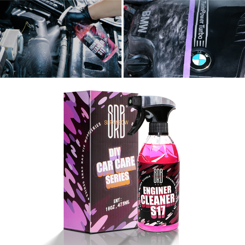 SRB car care products s17 Engine Cleaner quickly remove oil grease make the engine bay shine as new  dust stain remover