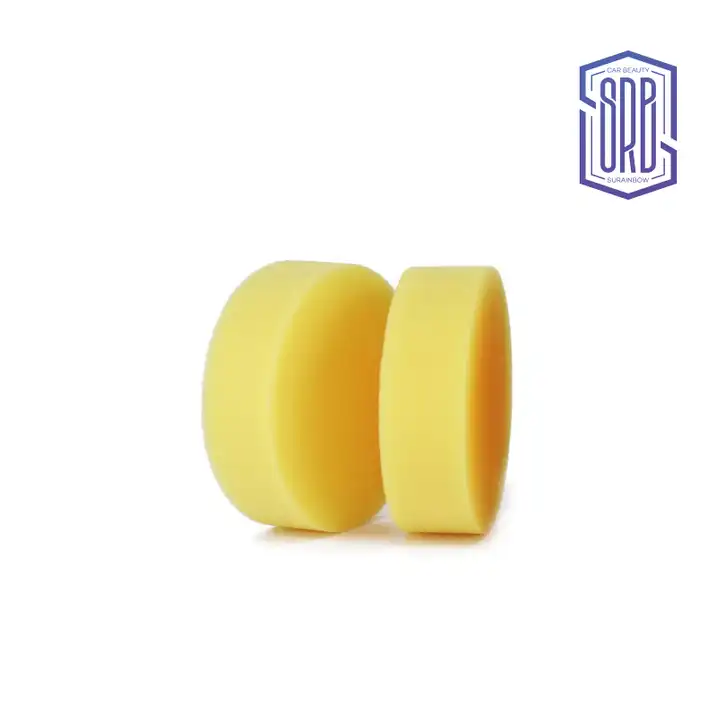 OEM Multi-purpose Waxing Sponge Pad Car Tire Shine Handle Tire Dressing Applicator Sponge For Car Wax