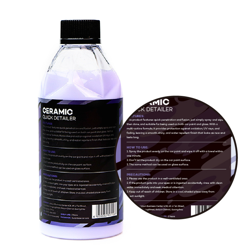 S11 Nanometer plating crystal Ceramic spray Car shine  Hydrophobic Water Repel Quick Detailer