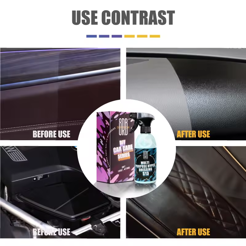 Hyper Dressing Interior Protectant Tyre Dressing High Concentration Wholesale Tire Shine Spray Car Cleaner High Gloss