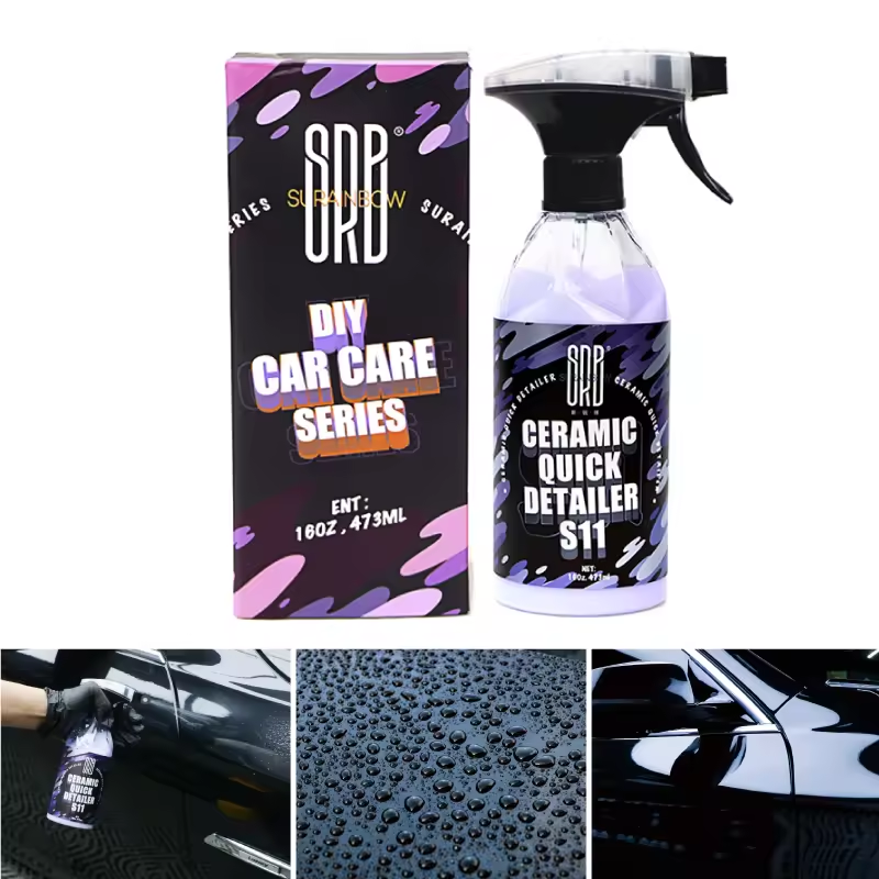 Surainbow Car Polish Quick Ceramic Coating Super Hydrophobic Hybrid Liquid Glass Solutions Ceramic Polish Car Wax