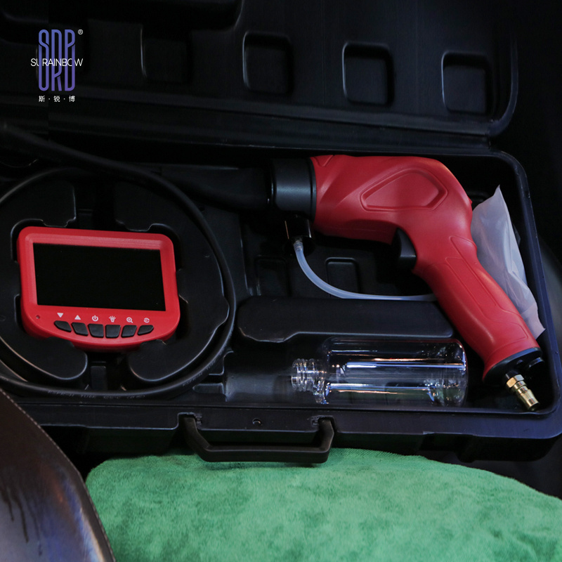 Car Washer Tools Pipeline Inspection Camera LCD Display Car Air Conditioner Cleaner Endoscope Visual Cleaning Gun Kit T-308