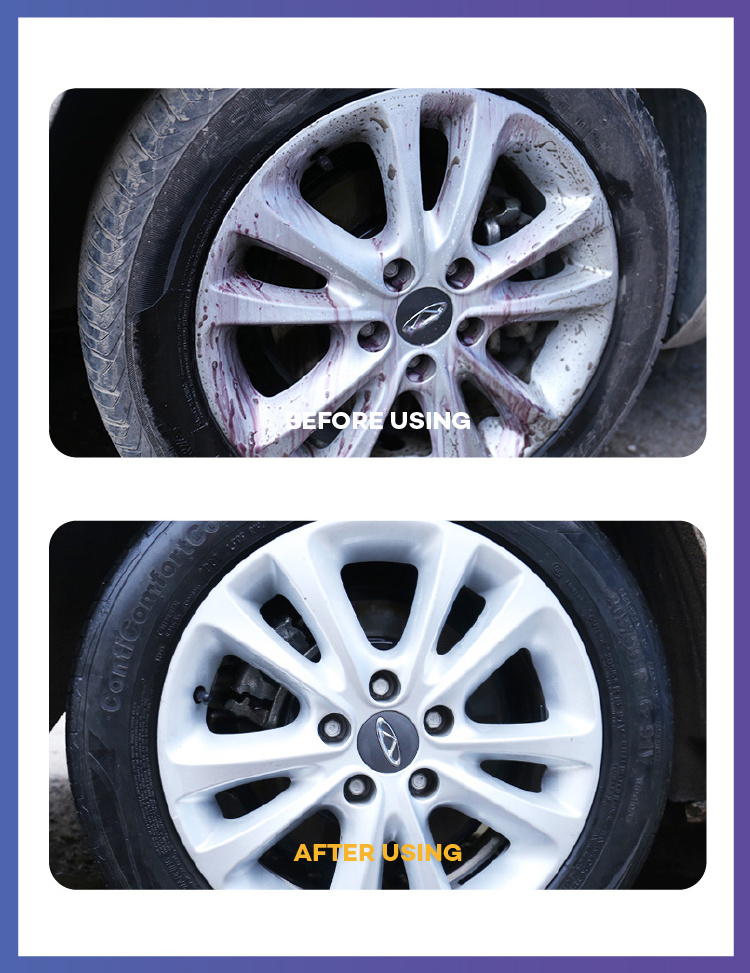 C87 Car Iron Remover Protect Paint Wheels And Brake Rim Metal Decontamination Dust & Iron Powder Remover