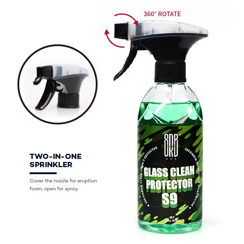 Car Glass Oil Film Cleaner Car Glass Cleaner for Auto and Home Eliminates Water Spots Bird Droppings Coatings Restore Glass