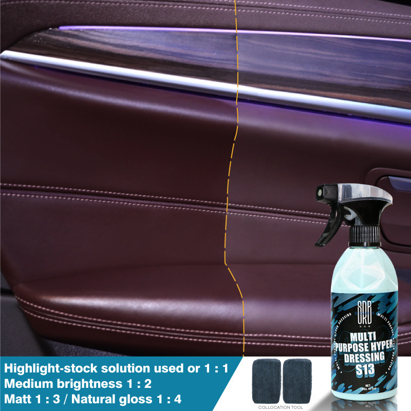 SRB  s13 Multi Purpose Hyper Dressing Suitable for car exterior and interior cleaning and shine spray and wipe