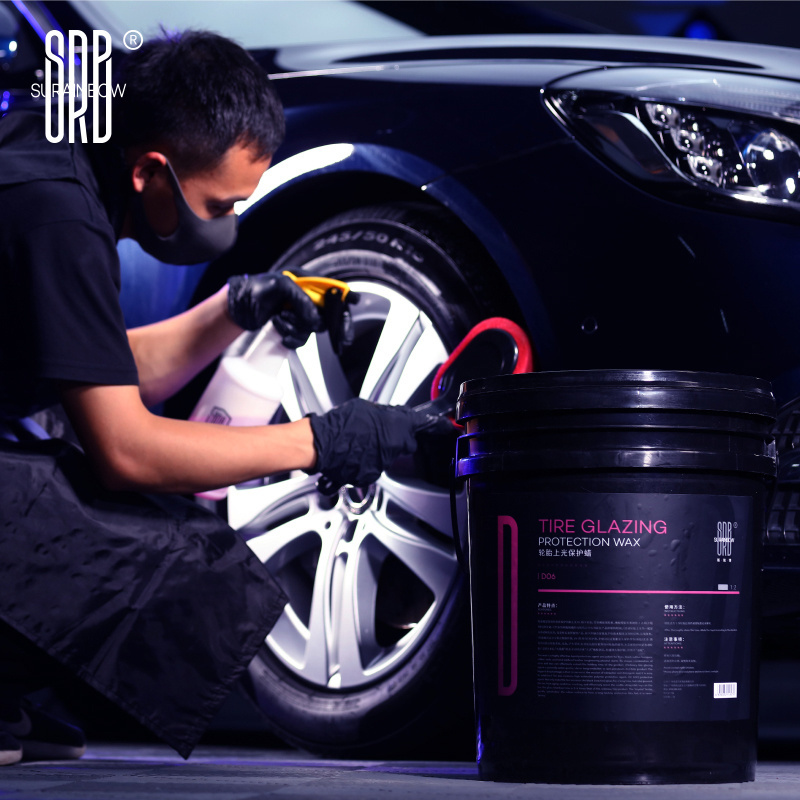 Best Tire Shine Spray and Gel  wheel special retreading agent best car tire shining polishing protective wax D06