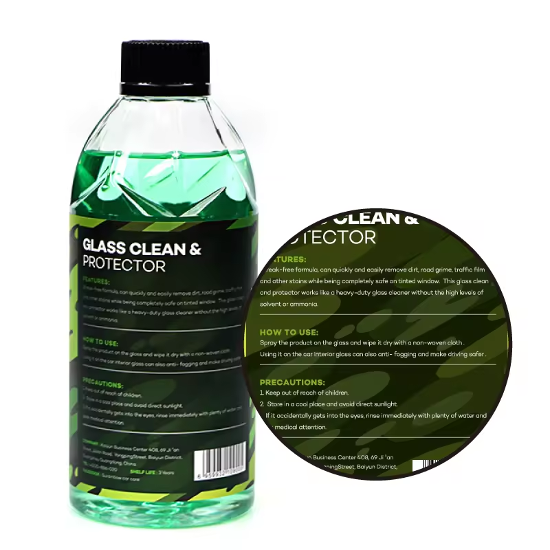 Car Glass Oil Film Cleaner Car Glass Cleaner for Auto and Home Eliminates Water Spots Bird Droppings Coatings Restore Glass