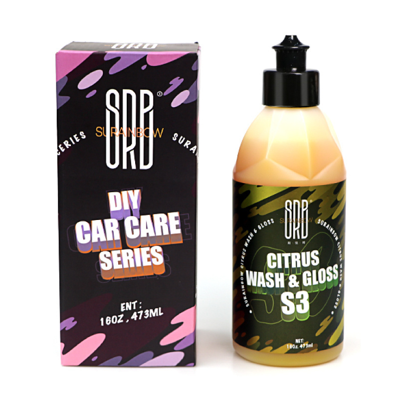 S3 Citrus Wash & Gloss Foaming Car Wash Soap Works with Foam Cannons Foam Guns or Bucket Washes car polish wax