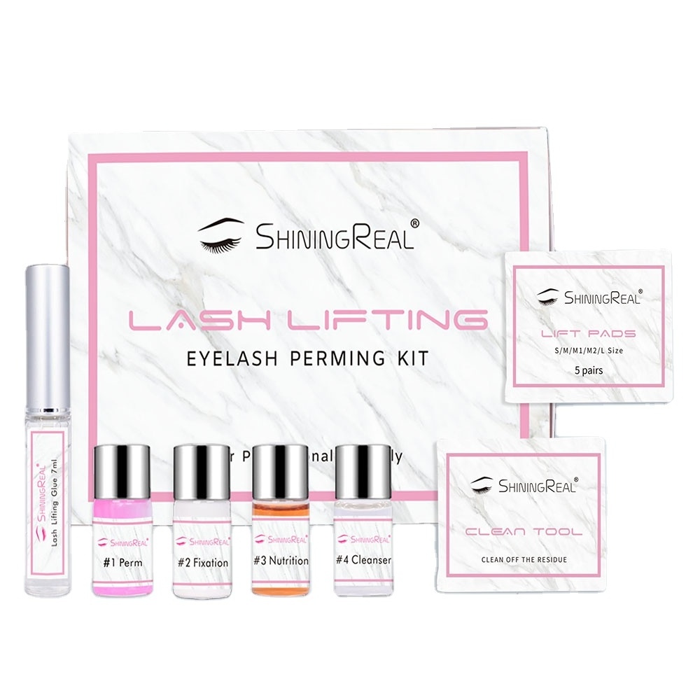 Eyelash Perm Kit for Eyelashes Perming Curling Up To Eye Lashes Lift Permanent Lotion Full Solution Kit Set