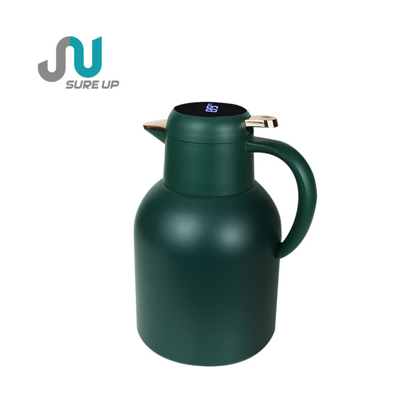 Amazing hot sale green Raw Material Vacuum Flask with lid home thermos pot vacuum coffee pot vacuum coffee pot for coffee shop