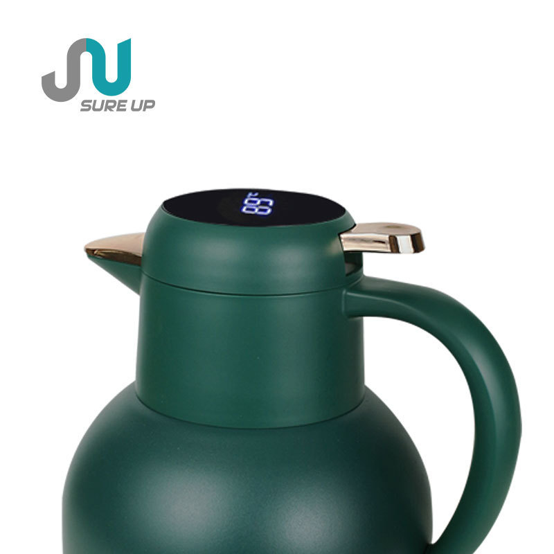 Amazing hot sale green Raw Material Vacuum Flask with lid home thermos pot vacuum coffee pot vacuum coffee pot for coffee shop