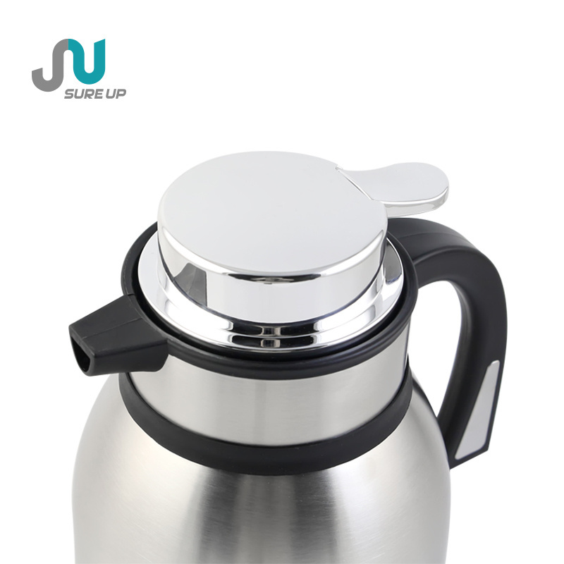 2024 Factory Vacuum Jug Thermos Teapot Insulated stainless Steel Coffee Carafe household portable warm kettle Large capacity