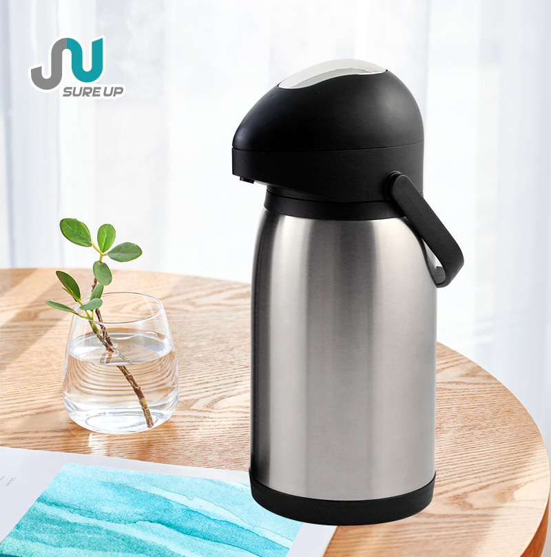 Small capacity 1L 1.3L 1.6L 1.9L airpot coffee thermos vacuum airpot airpot coffee carafes for coffee shop/supermarket/Household