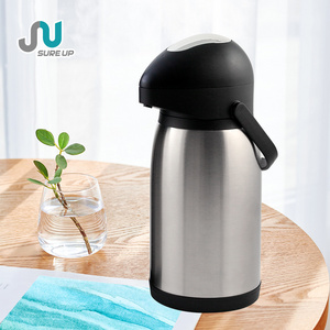 Small capacity 1L 1.3L 1.6L 1.9L airpot coffee thermos vacuum airpot airpot coffee carafes for coffee shop/supermarket/Household