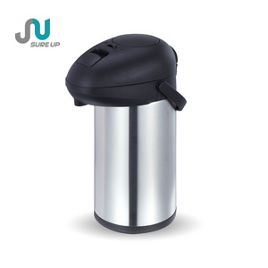 High Quality Hot Cold Water Drink Insulated Thermal Hotel Restaurant Carafe Airpot Coffee Dispenser With Pump