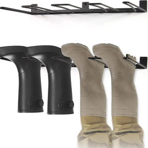 Wader Hangers Boot Rack Wall Mounted Shoes Rack Organizer Tall Boots Metal Wire Hanging Boot Rack