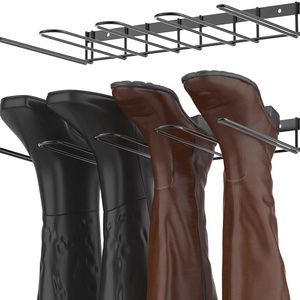 Boot Rack Wader Hanger Wall Mounted Sturdy Metal Boot Organizer Tall Shoe Holder for Closet, Entryway, Outdoor, Garage