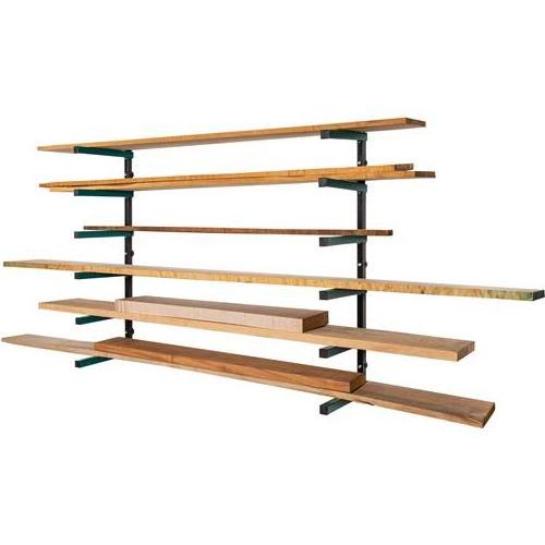 Wood organizer lumber storage metal rack