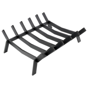 Heavy Duty Fire Grate 17 inch for Fireplace 6-Bars Log Grate Holder Wood Grate for Outdoor Wood Stove Firewood Rack Holder