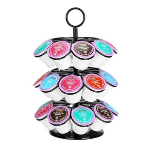 Kitchen Detachable 360-Degrees Carousel Storage Coffee Pod Holder Compatible with 36pcs K-Cups