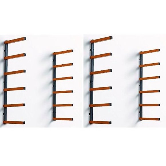 Wood organizer lumber storage metal rack