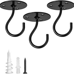 Ceiling Hooks for Hanging Plants Metal Plant Bracket Iron Wall Mount Lanterns Hangers for Hanging Bird Feeders Lanterns