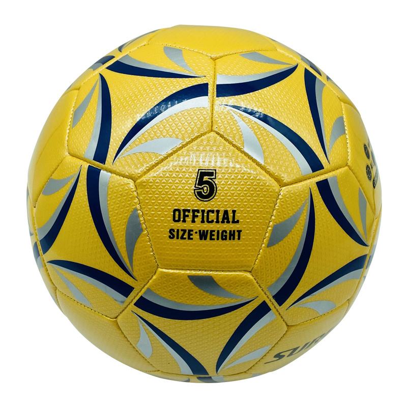 Football Machine Sewing Custom Logo PU PVC Official Size Soccer Ball