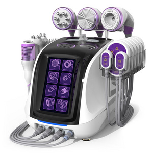 Aristorm 40k Weight Loss RF Vacuum RadioFrequency Face and Body 40k Cavitation System 9 in 1 Skin Tightening Machine