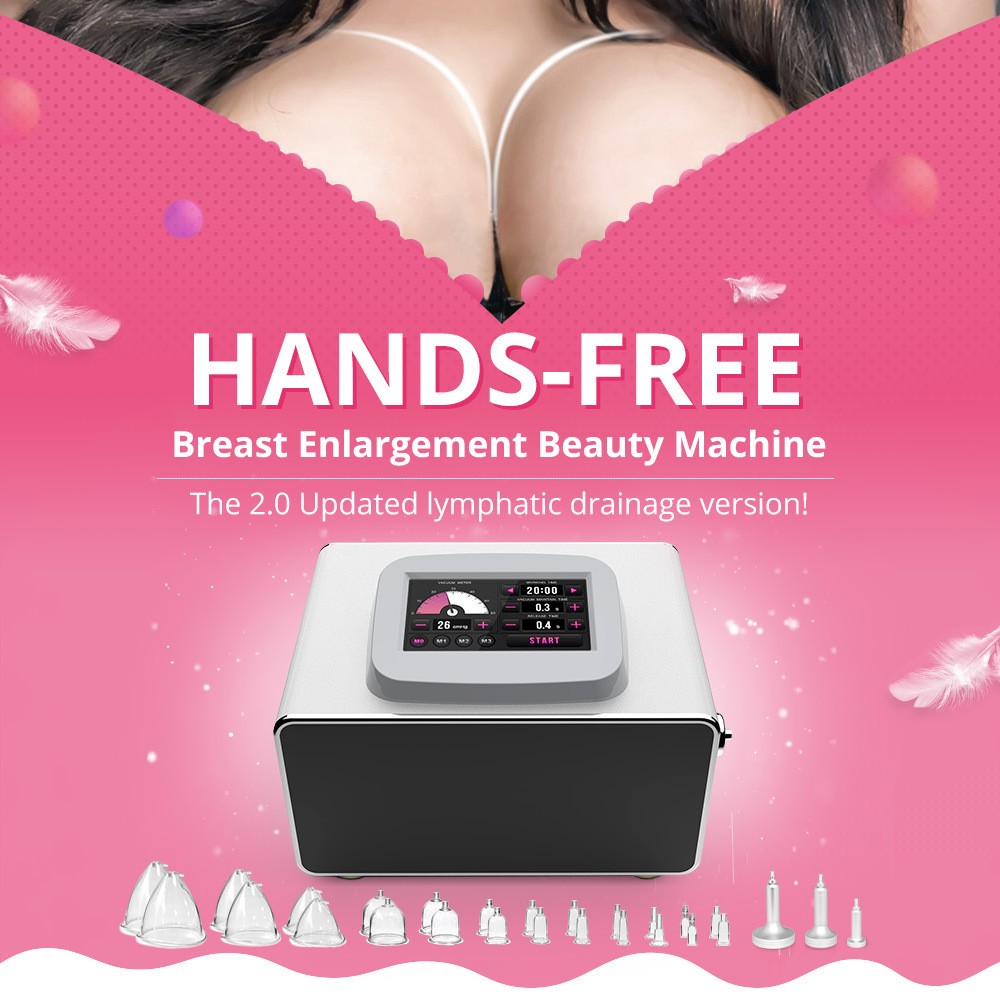 Surebeauty Cupping Set Nipple Sucking Machine Butt Lifting Vacuum Therapy System Device Breast Enhancement