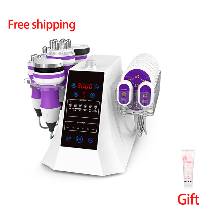 Best selling products in usa rf 25k 30k 40k 80k cavitation face lifting body slimming 6 in 1 cavitation machine