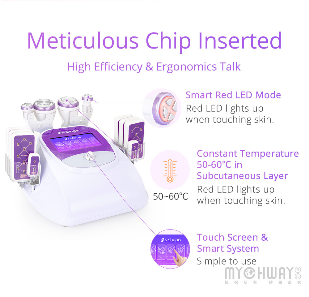 160MW LED Pads Body Sculpt Best S Shape Cavi Machine 30k EL EMS Slimming for Body Slim and Face Lifting