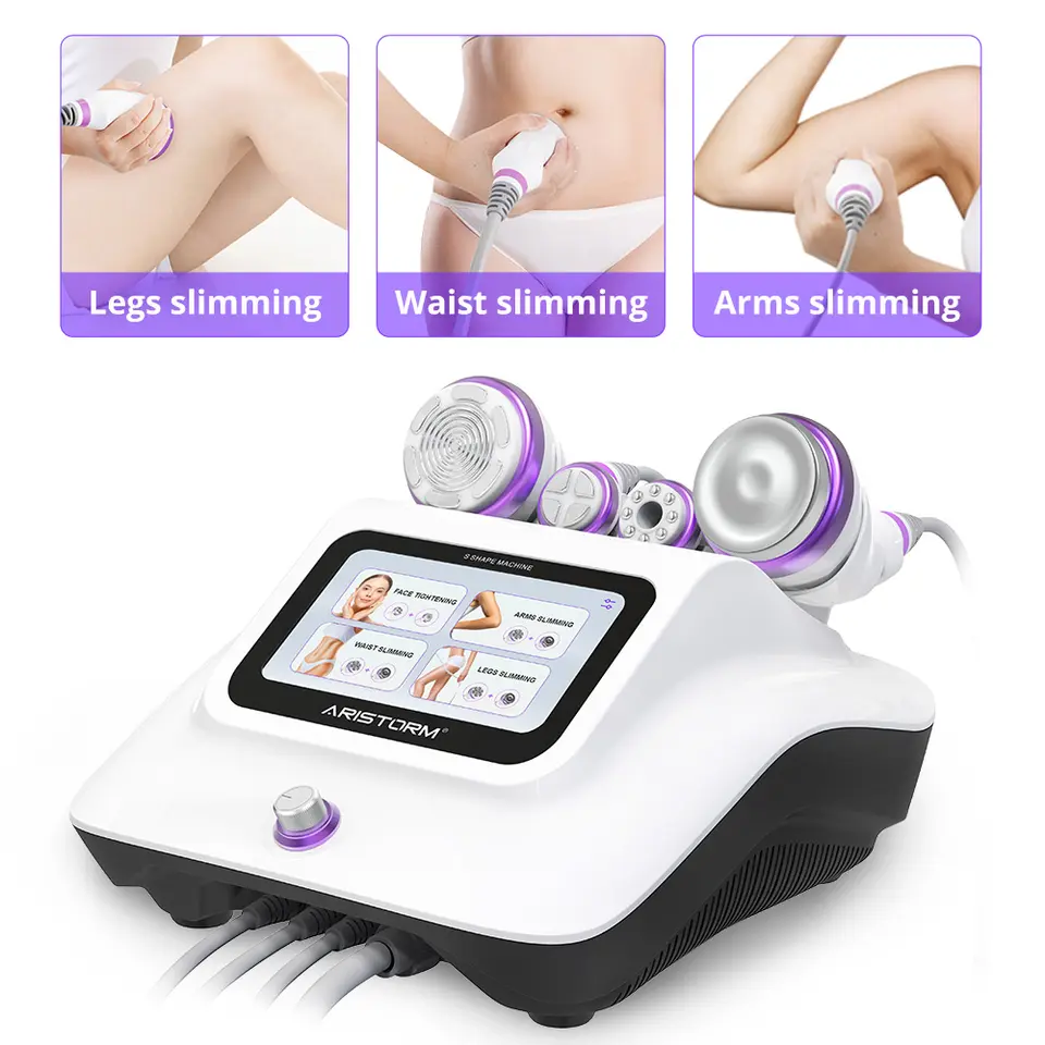 Aristorm S Shape Cavitation Machine 30k Home S-shape Body Contouring ems/el Skin Rejuvenation Ultrasonic Slimming RF Machine