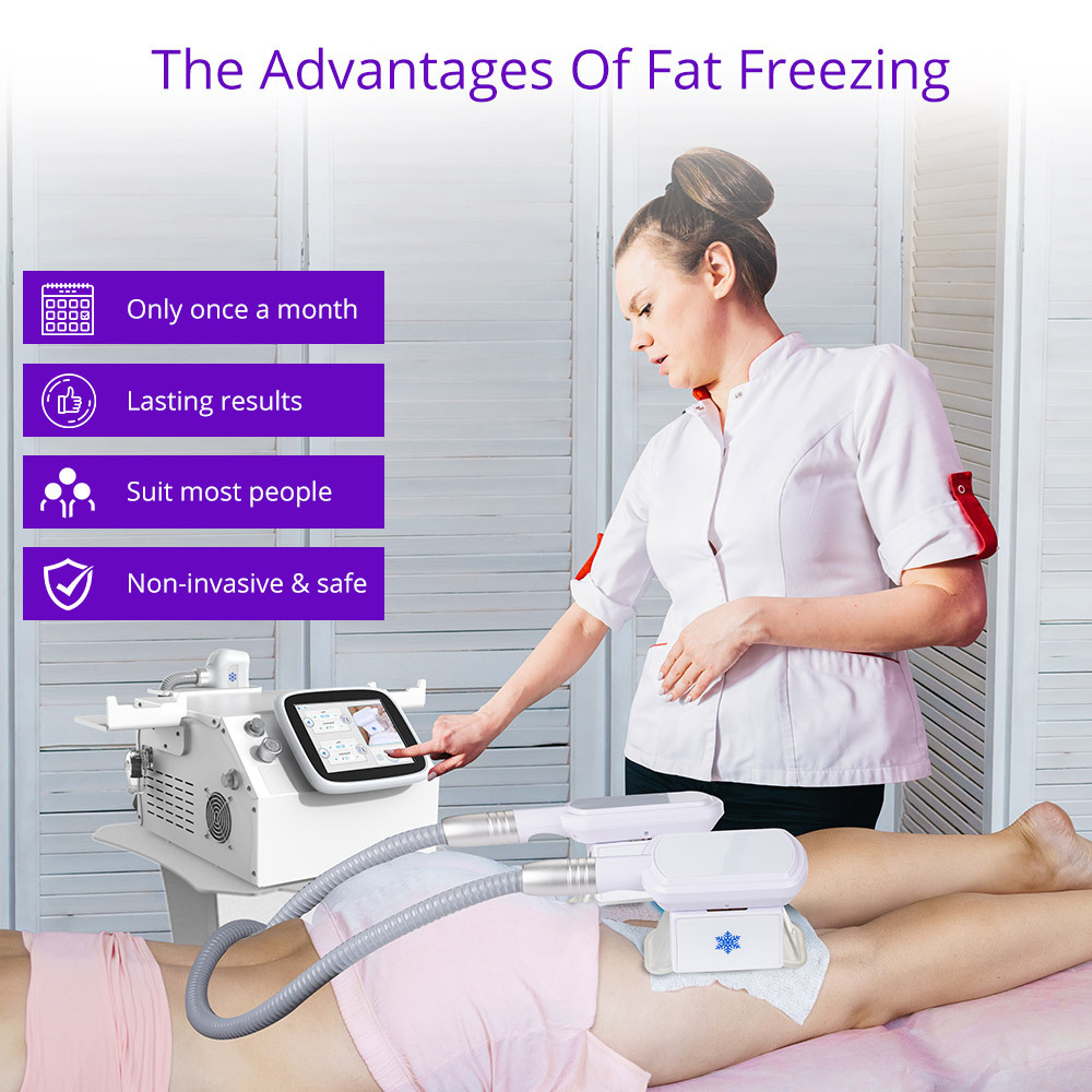 Body sculpting 3 Handles Double Chin Cellulite Removal Cryo Therapy Cool Cryolipolyse Fat Freezing Slimming Machine